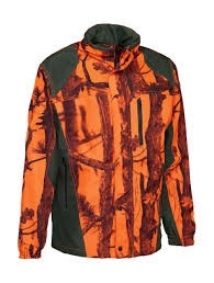 Veste De Traque Percussion Stronger Ghostcamo Orange Armurerie Beau