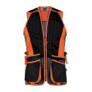 Gilet PERCUSSION ball trap noir/orange