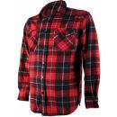 Chemise TREELAND polaire carreaux rouge