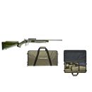 KIPPLAUF CARABINE BERGARA BA13 VERTE GREEN CAL.308WIN SANS ORGANE VISEE CANON 51CM + FOURREAU