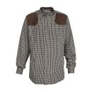 Chemise PERCUSSION sologne marron vert