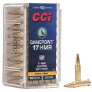 Munitions CCI cal.17hmr gamepoint soft point small game 20gr par 50