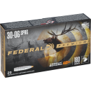 Munitions FEDERAL cal.30-06 trophy bonded tip 11.66g 180gr par 20