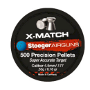 Plombs STOEGER x-match cal.4.5 par 500