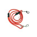 Laisse tubulaire traqueur pour chien nylon HB DOG 1.8mlx10mm orange