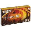 Munitions FEDERAL Cal.30-06 fusion 165gr 10.7g par 20