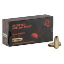 50 cartouches GECO cal.9mm JACKET HOLLOW POINT 115gr 