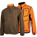 Veste de chasse femme SOMLYS polar reverse JKT orange,marron