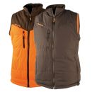 Gilet SOMLYS  réversible Multi-Hunt orange/marron