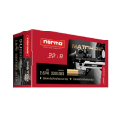 Munitions NORMA match-22 cal.22lr 2.6g 40gr par 50