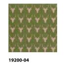 20 serviettes en papier vertes motif cerf 