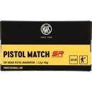 Munitions RWS cal.22lr professional line pistol match sr 40gr 2.6g par 50